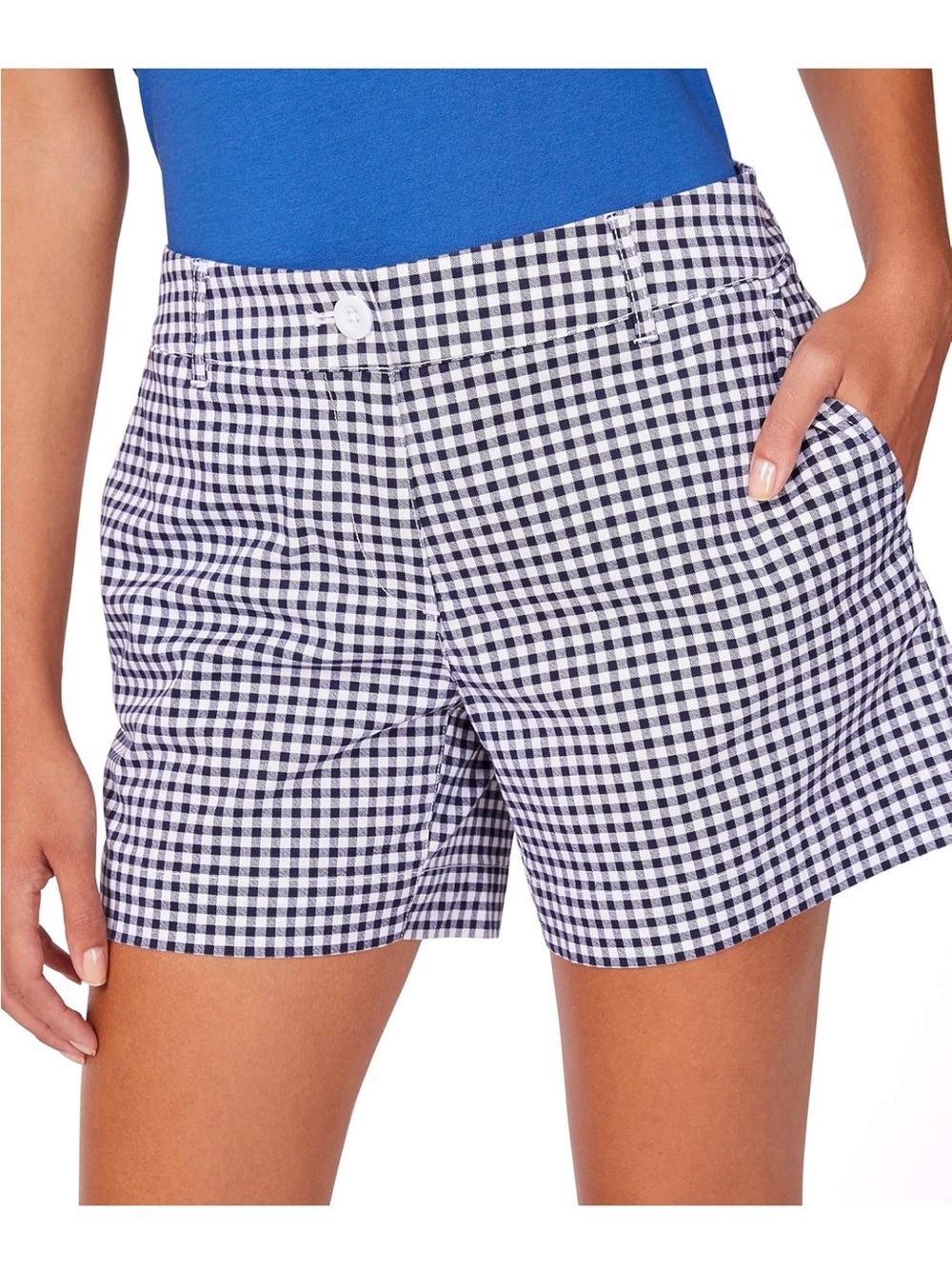 Nautica Classic Navy Gingham Women’s Shorts